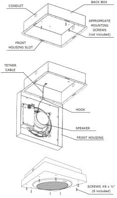 8189 IP Surface Mount Speaker